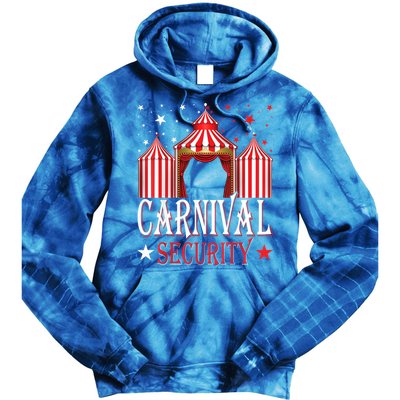 Carnival Security Circus Theme Amusement Park Carnival Party Tie Dye Hoodie