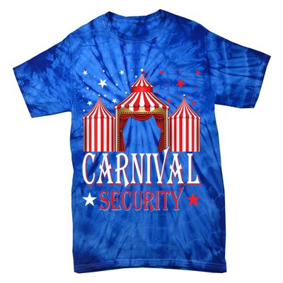 Carnival Security Circus Theme Amusement Park Carnival Party Tie-Dye T-Shirt