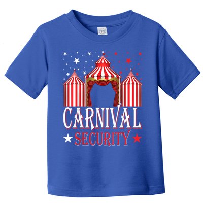 Carnival Security Circus Theme Amusement Park Carnival Party Toddler T-Shirt