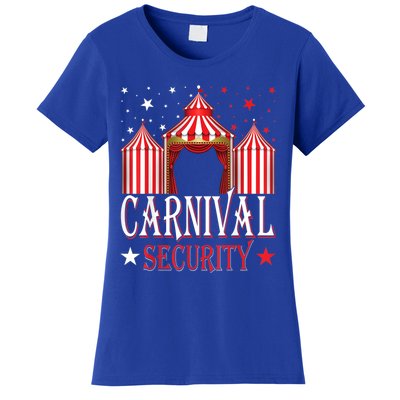 Carnival Security Circus Theme Amusement Park Carnival Party Women's T-Shirt