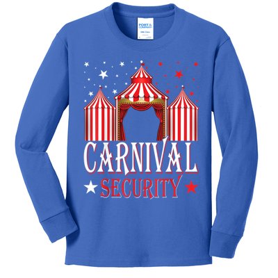 Carnival Security Circus Theme Amusement Park Carnival Party Kids Long Sleeve Shirt