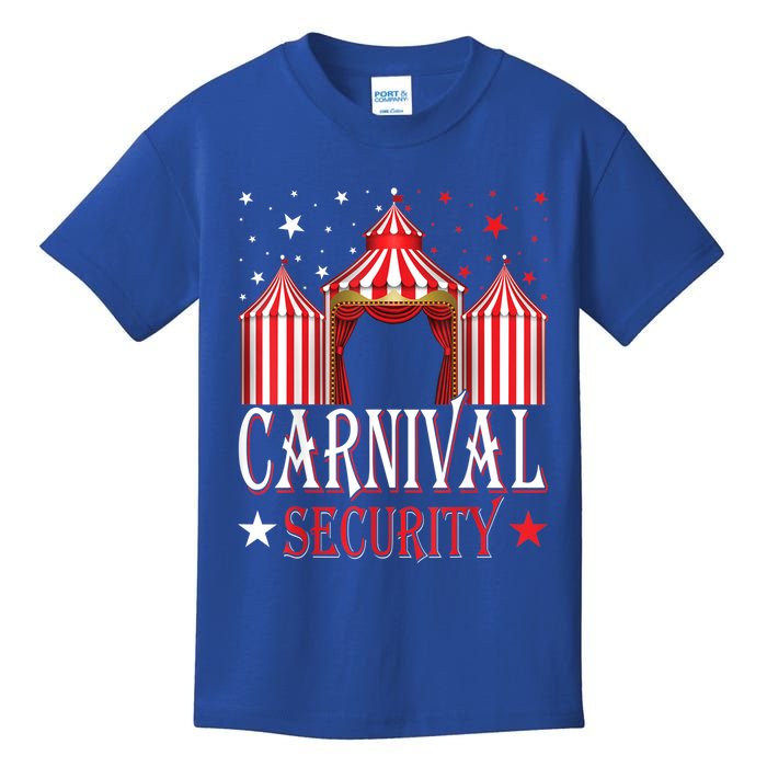 Carnival Security Circus Theme Amusement Park Carnival Party Kids T-Shirt