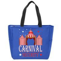 Carnival Security Circus Theme Amusement Park Carnival Party Zip Tote Bag