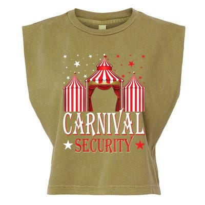 Carnival Security Circus Theme Amusement Park Carnival Party Garment-Dyed Women's Muscle Tee