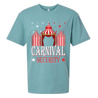 Carnival Security Circus Theme Amusement Park Carnival Party Sueded Cloud Jersey T-Shirt