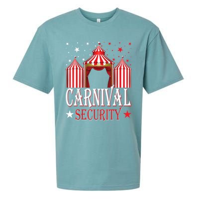 Carnival Security Circus Theme Amusement Park Carnival Party Sueded Cloud Jersey T-Shirt