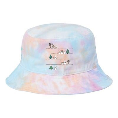 Christmas Snowman Tie Dye Newport Bucket Hat