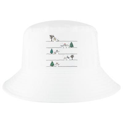 Christmas Snowman Cool Comfort Performance Bucket Hat