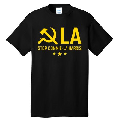 Commiela Stop Commiela Harris Stop Kamala Trump 2024 Tall T-Shirt