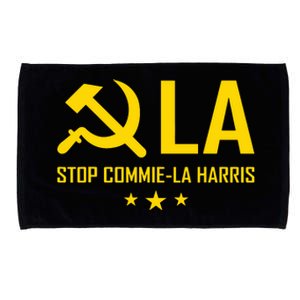 Commiela Stop Commiela Harris Stop Kamala Trump 2024 Microfiber Hand Towel