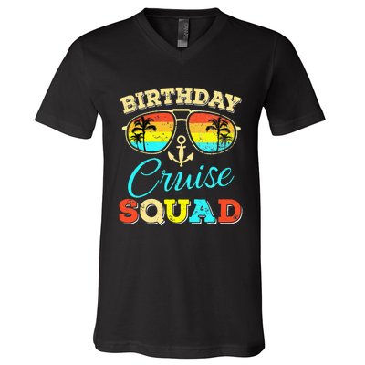 Cruise Squad Cruising Lover Birthday Party V-Neck T-Shirt