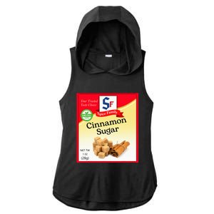 Cinnamon Sugar Condiment Holiday Spice Group Costumes Ladies PosiCharge Tri-Blend Wicking Draft Hoodie Tank