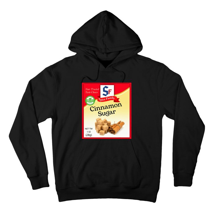 Cinnamon Sugar Condiment Holiday Spice Group Costumes Hoodie