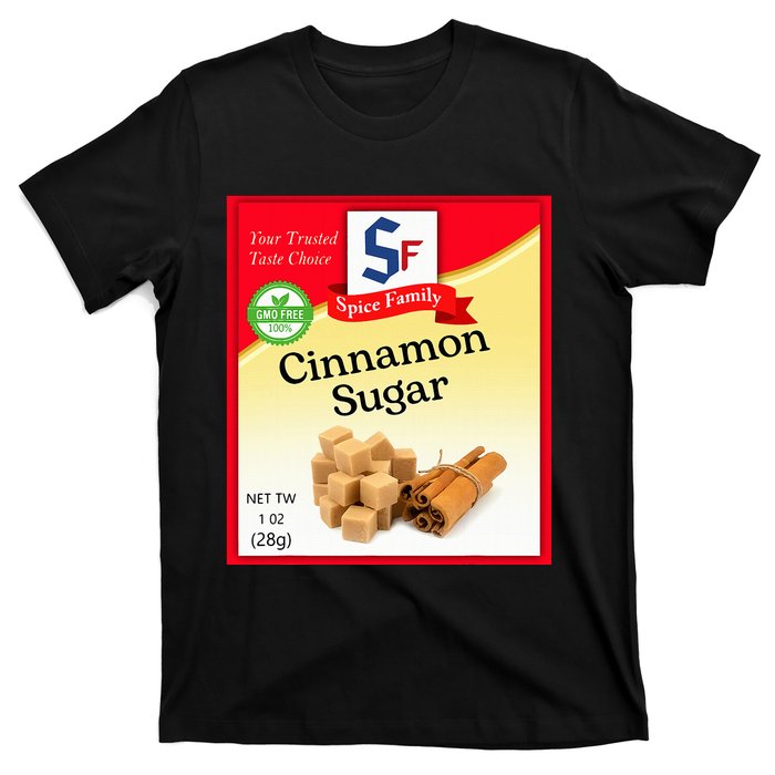 Cinnamon Sugar Condiment Holiday Spice Group Costumes T-Shirt