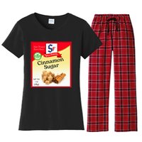 Cinnamon Sugar Condiment Holiday Spice Group Costumes Women's Flannel Pajama Set