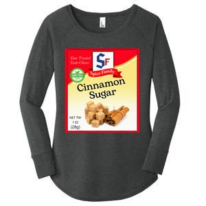 Cinnamon Sugar Condiment Holiday Spice Group Costumes Women's Perfect Tri Tunic Long Sleeve Shirt