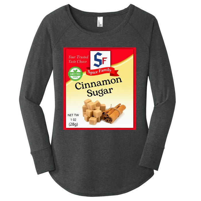 Cinnamon Sugar Condiment Holiday Spice Group Costumes Women's Perfect Tri Tunic Long Sleeve Shirt