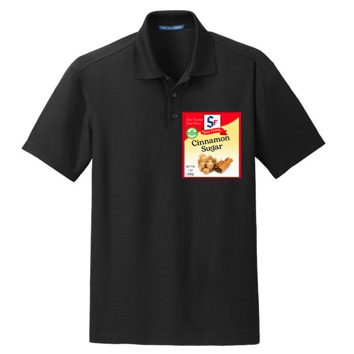 Cinnamon Sugar Condiment Holiday Spice Group Costumes Dry Zone Grid Polo