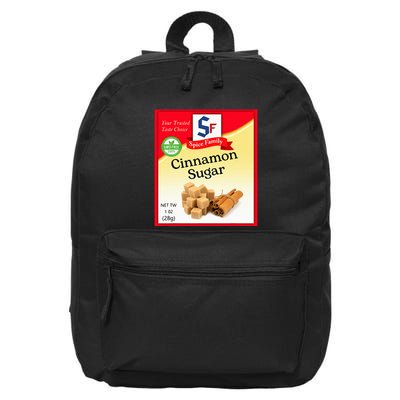 Cinnamon Sugar Condiment Holiday Spice Group Costumes 16 in Basic Backpack