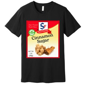 Cinnamon Sugar Condiment Holiday Spice Group Costumes Premium T-Shirt