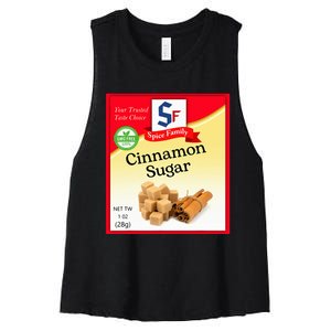 Cinnamon Sugar Condiment Holiday Spice Group Costumes Women's Racerback Cropped Tank