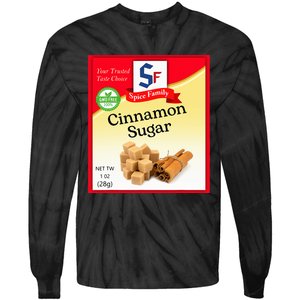 Cinnamon Sugar Condiment Holiday Spice Group Costumes Tie-Dye Long Sleeve Shirt