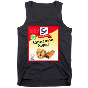 Cinnamon Sugar Condiment Holiday Spice Group Costumes Tank Top