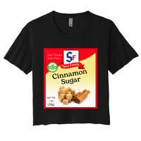 Cinnamon Sugar Condiment Holiday Spice Group Costumes Women's Crop Top Tee