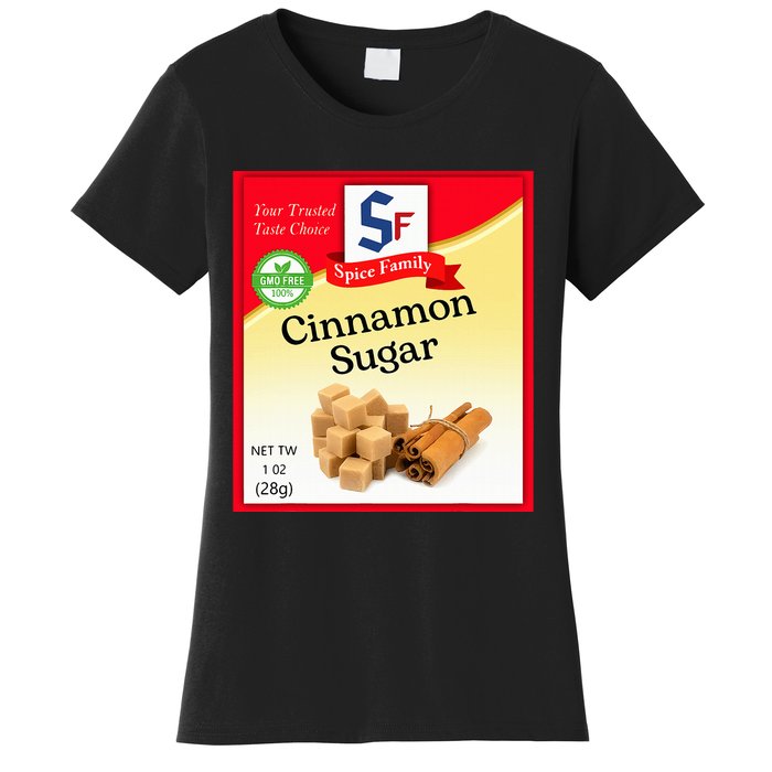 Cinnamon Sugar Condiment Holiday Spice Group Costumes Women's T-Shirt