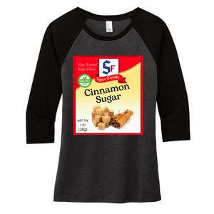 Cinnamon Sugar Condiment Holiday Spice Group Costumes Women's Tri-Blend 3/4-Sleeve Raglan Shirt