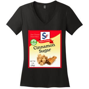 Cinnamon Sugar Condiment Holiday Spice Group Costumes Women's V-Neck T-Shirt