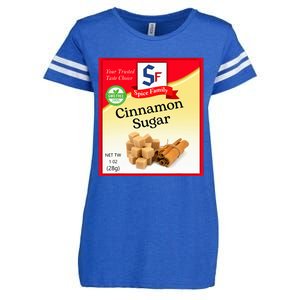 Cinnamon Sugar Condiment Holiday Spice Group Costumes Enza Ladies Jersey Football T-Shirt