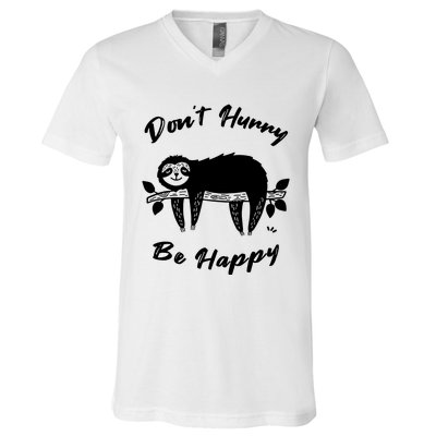 Cute Sloth V-Neck T-Shirt