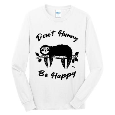 Cute Sloth Tall Long Sleeve T-Shirt