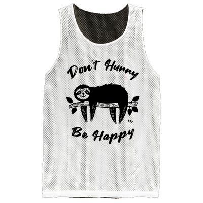 Cute Sloth Mesh Reversible Basketball Jersey Tank