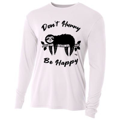 Cute Sloth Cooling Performance Long Sleeve Crew