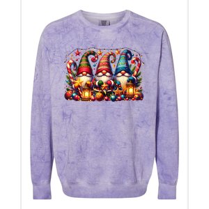 Christmas Shirts Christmas Gnome Colorblast Crewneck Sweatshirt