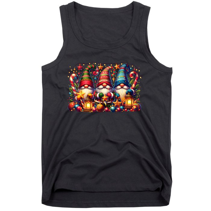 Christmas Shirts Christmas Gnome Tank Top