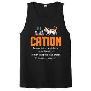 Cation Science Cat Definition Chemistry Student Teacher Meaningful Gift PosiCharge Competitor Tank