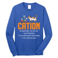 Cation Science Cat Definition Chemistry Student Teacher Meaningful Gift Long Sleeve Shirt