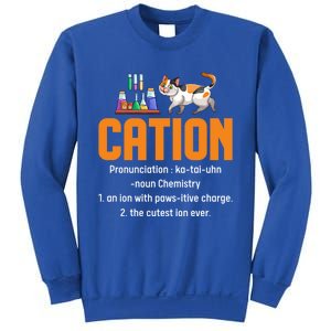 Cation Science Cat Definition Chemistry Student Teacher Meaningful Gift Sweatshirt