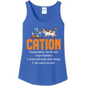 Cation Science Cat Definition Chemistry Student Teacher Meaningful Gift Ladies Essential Tank