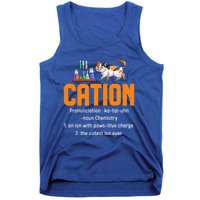 Cation Science Cat Definition Chemistry Student Teacher Meaningful Gift Tank Top