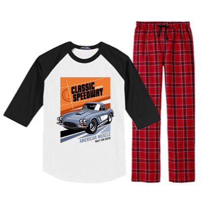 Classic Speedway Raglan Sleeve Pajama Set