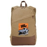 Classic Speedway Cotton Canvas Backpack
