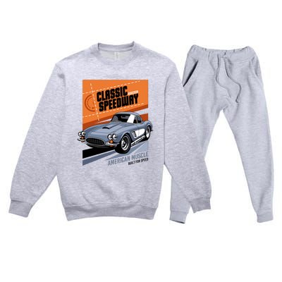 Classic Speedway Premium Crewneck Sweatsuit Set