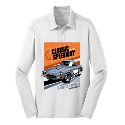 Classic Speedway Silk Touch Performance Long Sleeve Polo