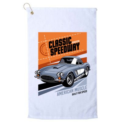 Classic Speedway Golf Towel