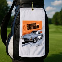 Classic Speedway Golf Towel