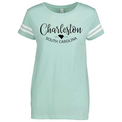 Charleston South Carolina Apparel Charleston SC US City Enza Ladies Jersey Football T-Shirt